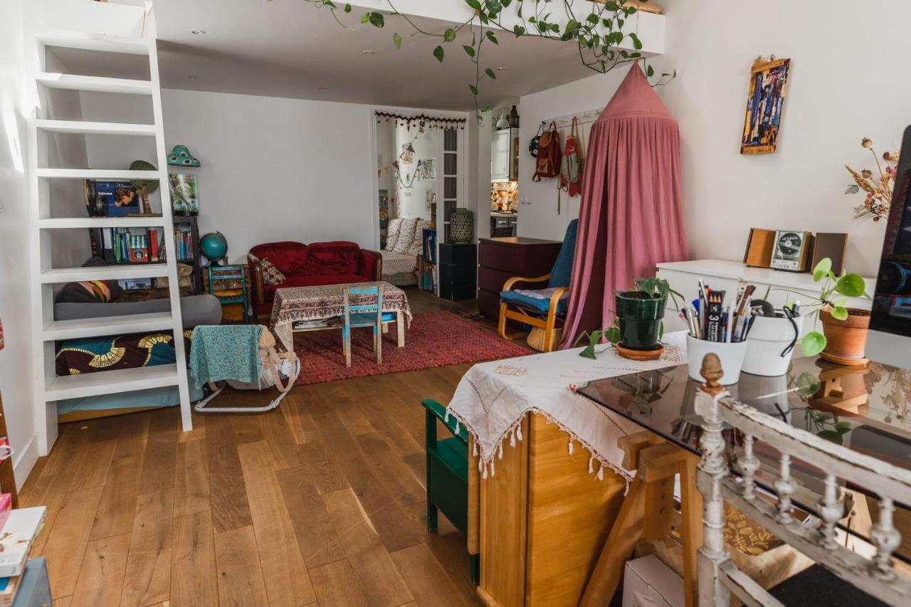 Bright Atypical Duplex In Menilmontant Lejlighed Paris Eksteriør billede