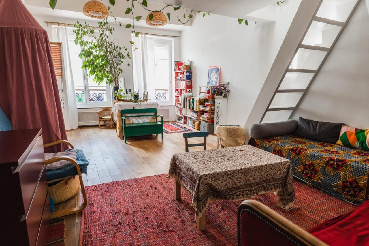 Bright Atypical Duplex In Menilmontant Lejlighed Paris Eksteriør billede