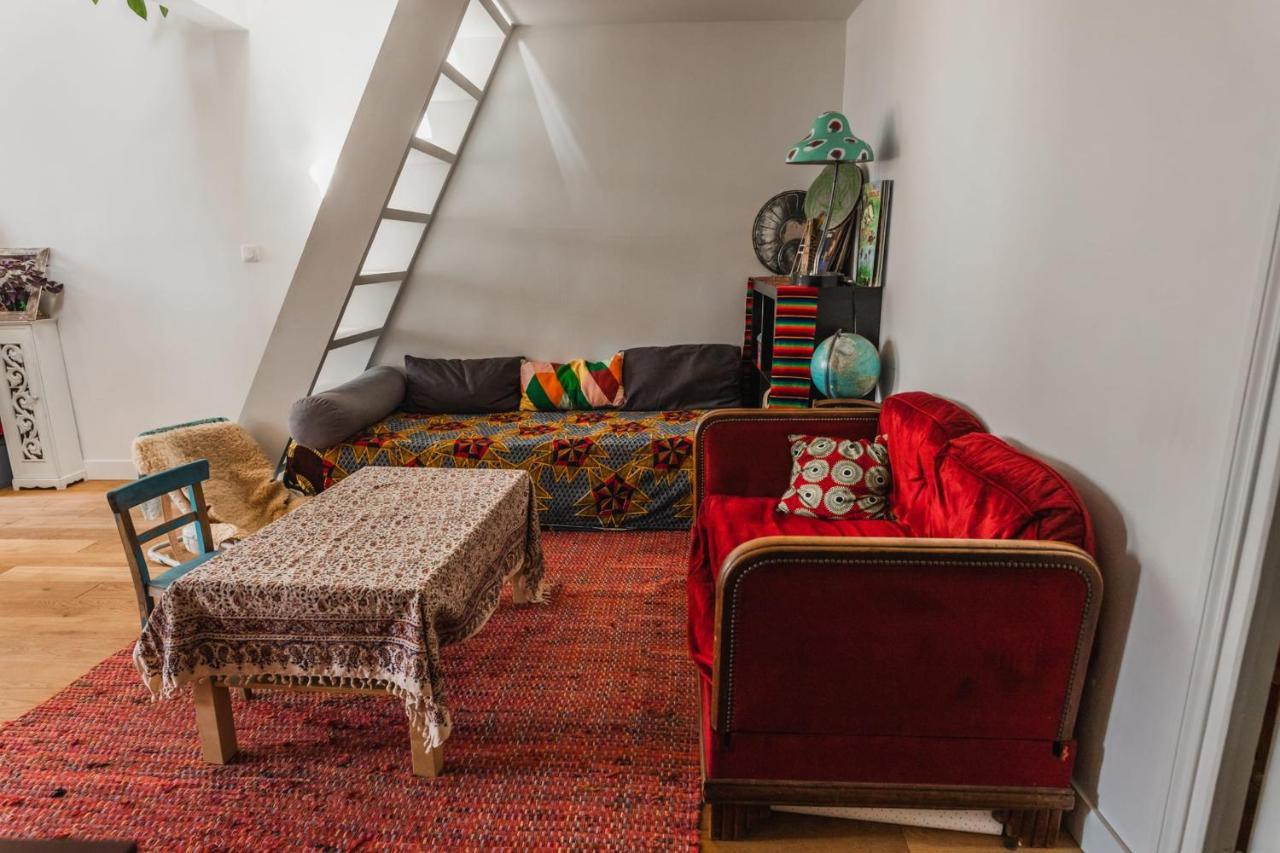 Bright Atypical Duplex In Menilmontant Lejlighed Paris Eksteriør billede
