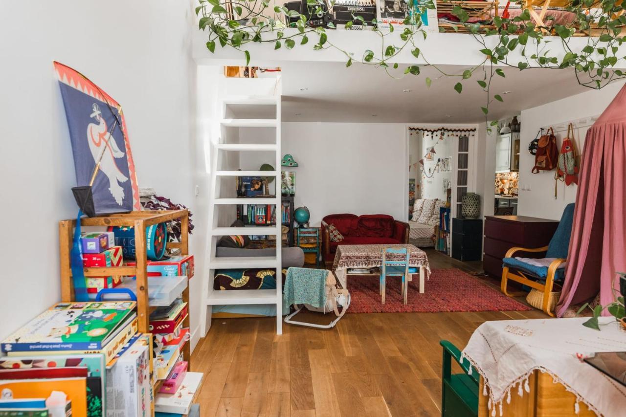 Bright Atypical Duplex In Menilmontant Lejlighed Paris Eksteriør billede
